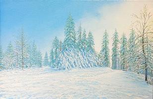 Celso, Notschrei 1, 2021, OIl auf Leinwand, 40 x 60 cm